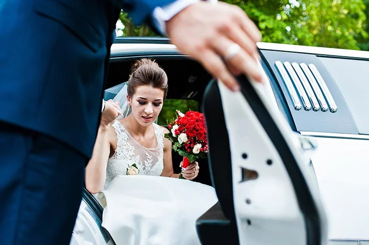 shuttle service for wedding guests